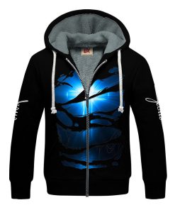 GOD NVGO121 Premium Heavy Fleece Zip Hoodie