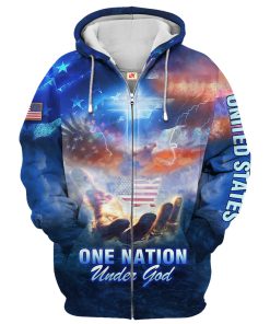 GOD HBLTGO77 Premium Microfleece Zip Hoodie