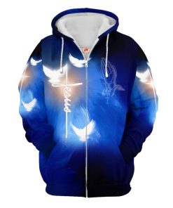 GOD NVGO126 Premium Microfleece Zip Hoodie