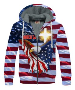 GOD NVGO127 Premium Heavy Fleece Zip Hoodie