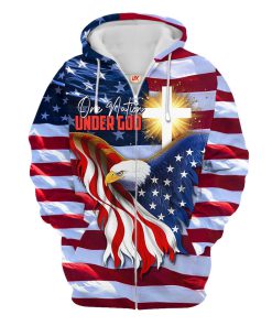 GOD NVGO127 Premium Microfleece Zip Hoodie