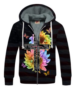 GOD NVGO128 Premium Heavy Fleece Zip Hoodie