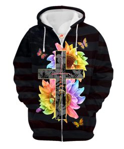 GOD NVGO128 Premium Microfleece Zip Hoodie