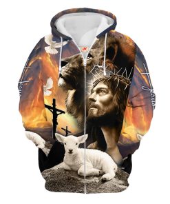 GOD NVGO131 Premium Microfleece Zip Hoodie