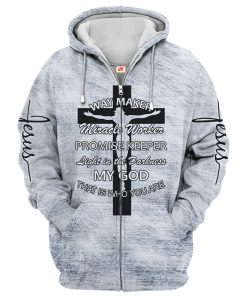 GOD HBLTGO97 Premium Microfleece Zip Hoodie