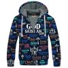 GOD NVGO144 Premium Heavy Fleece Zip Hoodie