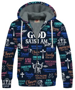 GOD HBLTGO102 Premium Heavy Fleece Zip Hoodie