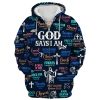 GOD NVGO144 Premium Microfleece Zip Hoodie