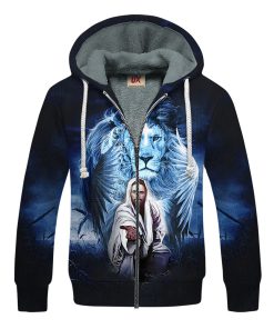 GOD NVGO149 Premium Heavy Fleece Zip Hoodie