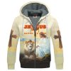 GOD HBLTGO102 Premium Heavy Fleece Zip Hoodie