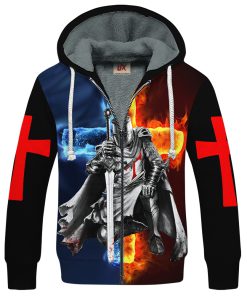 GOD LSNGO34 Premium Heavy Fleece Zip Hoodie