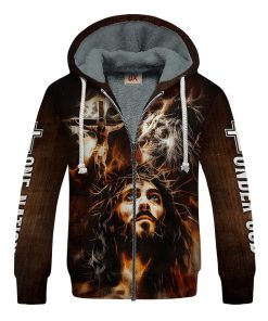 GOD NVGO156 Premium Heavy Fleece Zip Hoodie