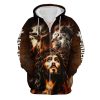 GOD HBLTGO112 Premium Microfleece Zip Hoodie