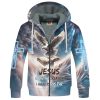 GOD LTGO402 Premium Heavy Fleece Zip Hoodie