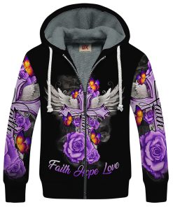 GOD LTGO407 Premium Heavy Fleece Zip Hoodie