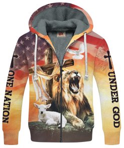 GOD HBLTGO156 Premium Heavy Fleece Zip Hoodie