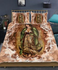Our Lady of Guadalupe – Pray for Us Quilt Bedding Set UXGO57BD