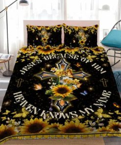 Jesus Sunflower Quilt Bedding Set