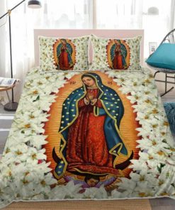 Virgin Mary Our Lady Of Guadalupe Quilt Bedding Set UXGO12BD