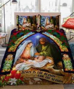 Jesus Is The Reason For The Season Quilt Bedding Set