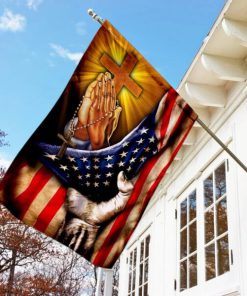 Christian Jesus American Flag