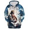 GOD HBLTGO202 Premium Microfleece Zip Hoodie