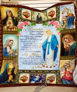 Virgin Mary Mother Mary Quilt Blanket UXGO64QI