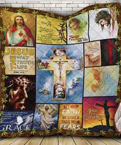 Jesus Has Changed My Life Quilt UXGO53QI