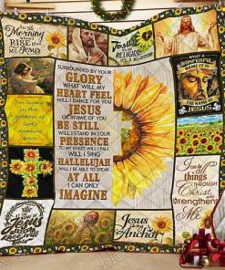 I Can Only Imagine Jesus Sunflower Quilt