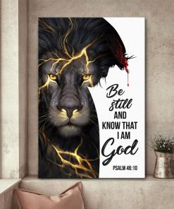 I Am God - Special Lion Canvas UXGO55CV