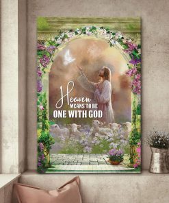 Heaven Means To Be One With God - God And Lamb Canvas AQ73