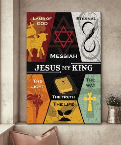Lamb Of God Canvas - Jesus My King HHN262