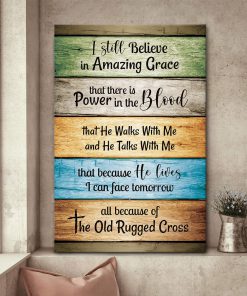 Believe In Amazing Grace - Meaningful Christian Canvas UXGO30CV