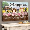 Be Still And Know That I Am God - Lion And Lamp Canvas HA292