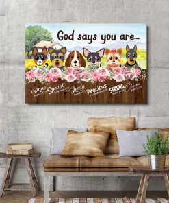 Lovely Canvas - God Says You Are Special HA286