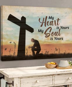 Special Cross Canvas - My Heart Belongs To God NUHN80