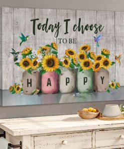 Beautiful Jesus Canvas - I Choose Happiness For Today NUQ49