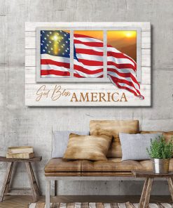 One Nation Under God - America Christian Canvas NUQ74