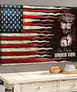 God Bless America - Beautiful Christian Canvas NUQ75