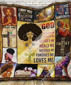 Black Woman Jesus Quilt