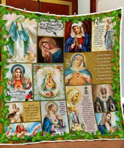 Jesus Because Of Him  Heaven Knows My Name Quilt Blanket UXGO54QI