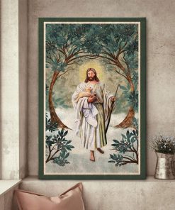 Special Christian Canvas - God And Lamb NUHN67A