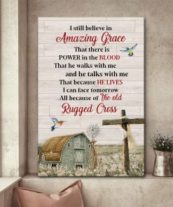 There Is Power In The Blood - Special Cross Christian Canvas NUHN145H