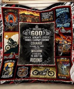 God Grant Me The Serenity Motorcycle Quilt