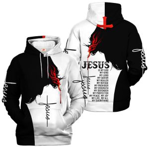 Unisex Premium Microfleece Hoodie Jesus Is My Everything