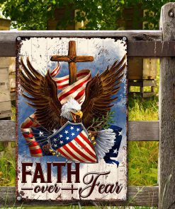 UX Jesus  Mark 536  Butterfly Metal Sign  Just Have Faith NUM465