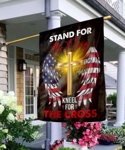 God Jesus Christian By His Wounds We Are Healed American Flag