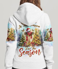 Jesus The Reason Christmas Premium Microfleece Hoodie/Zip Hoodie - For Men and Women