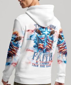 No Matter The Storm Eagle Premium Microfleece Hoodie/Zip Hoodie - For Men and Women