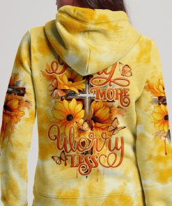 Pray More Worry Less Premium Microfleece Hoodie/Zip Hoodie - For Men and Women